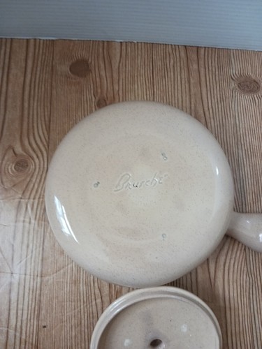 Vintage Brusche Bauer California Pottery Mid Century Gray Lidded Casserole - Picture 3 of 4