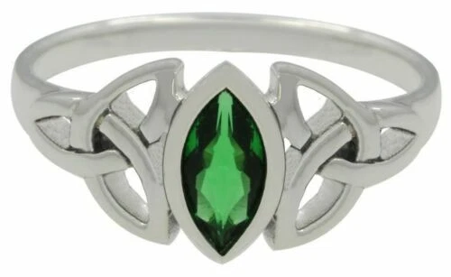 Anelli di bigiotteria d'argento di vetro