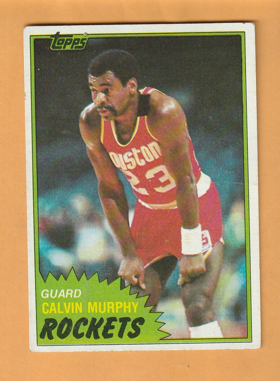 Calvin Murphy Houston Rockets 1981-82 Topps #15 HOF Norwalk Connecticut