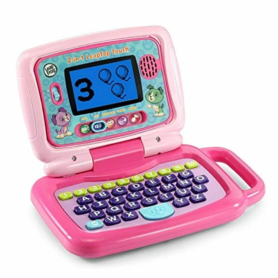 LeapFrog 2-in-1 Leaptop Touch (Frustration Free Packaging), Pink BRAND NEW - Image 2 of 4