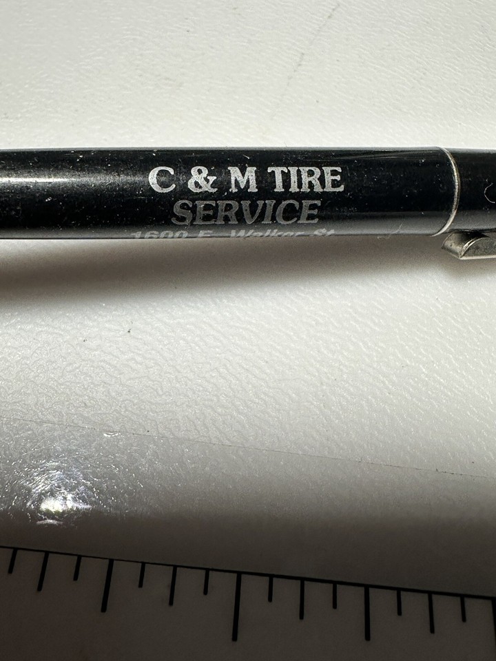 Vintage Breckenridge Texas C&M Tire Service Auto Car Repair Shop