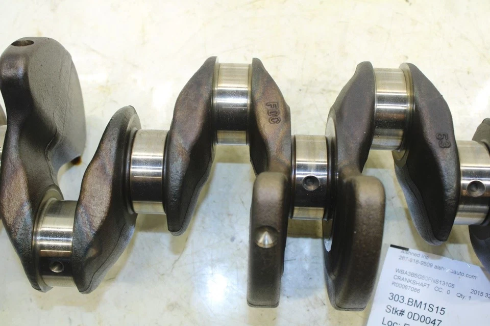 BMW 328i xDrive SULEV 2013-2016 2,0 L AWD motor cigüeñal 99 k 11217640165 Foto 3 de 4