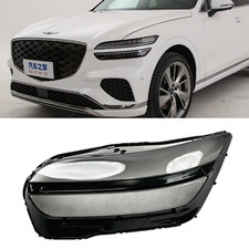 Headlamp Lens Cover Shell +Seal Glue Left Side Fit FOR Genesis GV70 2022-2026