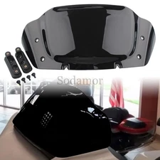 10" Windshield Windscreen Black Fit For Harley CVO Street Glide FLHXSE FLHX 2024