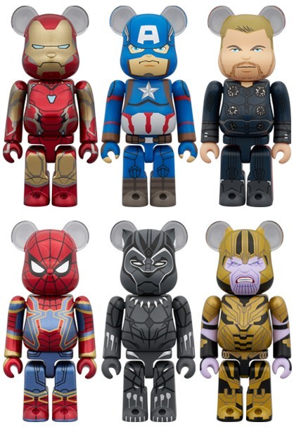 キャラクターグッズ MEDICOM TOY - marvel be@rbrick Medicom Toy BE@RBRI CHASE MARVEL INFINITY SAGA 12-piece box