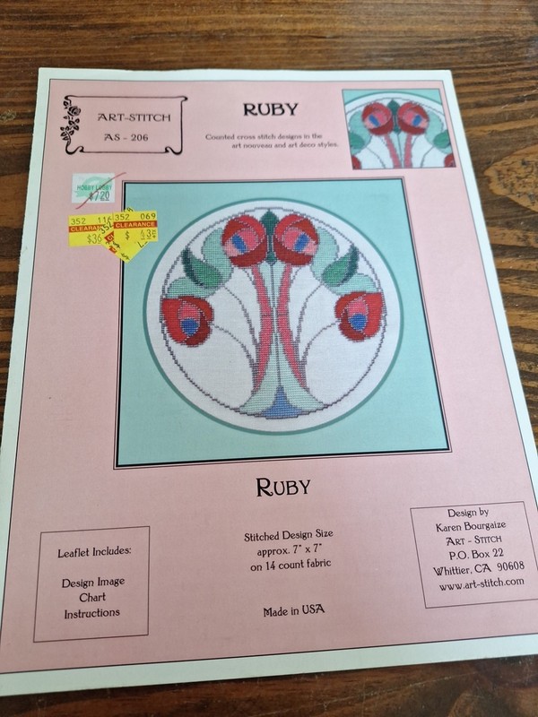 Art-Stitch Ruby Cross Stitch
