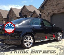 06-2012 Lincoln Mkzford Fusion Extreme Lower Rocker Panel Trim Stainless 4pc 3