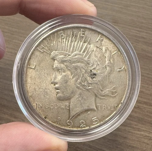 New Listing1925 Peace Silver Dollar - 90% Silver US Coin Philadelphia 🔥