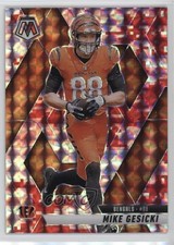 2025 Panini Mosaic Red Camo Mosaic Prizm Mike Gesicki #36 2qw