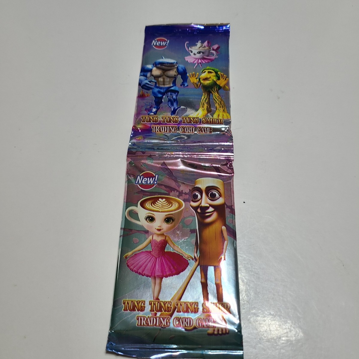TungTungTung Sahur/Talalaro Card Collection Set, Anime Style