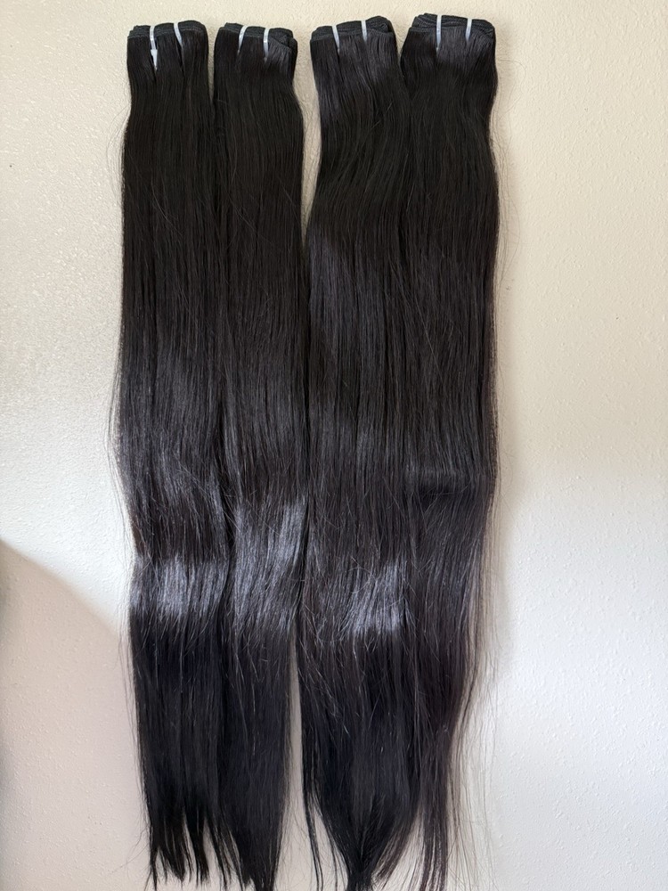 100% Virgin Human Hair Extensions-  4 Bundle deal- 28”28”28”28