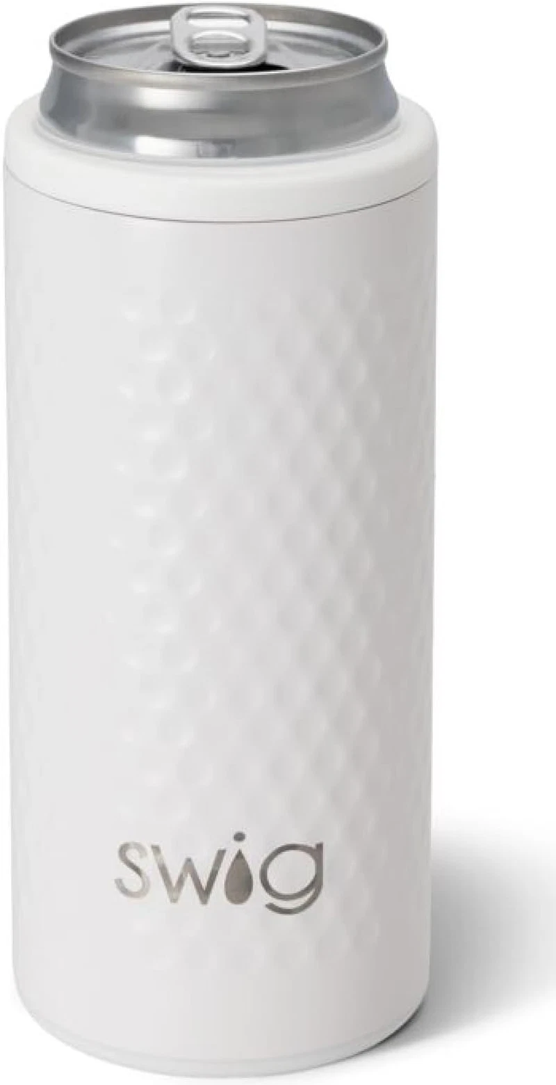 Skinny Can Cooler, 12Oz Insulated Slim Can Holder, Stainless Steel Cooler