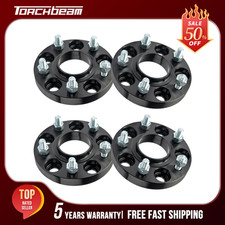 4x 20mm 5x114.3 Hubcentric Wheel Spacers For Honda Acura 64.1mm Bore M12x1.5