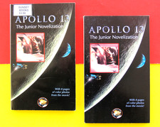 2 APOLLO 13: THE JUNIOR NOVEL NEVER USED MOVIE COLOR PHOTOS SPACE SCIENCE PB