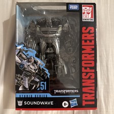 TRANSFORMERS STUDIO SERIES 51 SOUNDWAVE DARK OF THE MOON DELUXE CLASS BRAND NEW