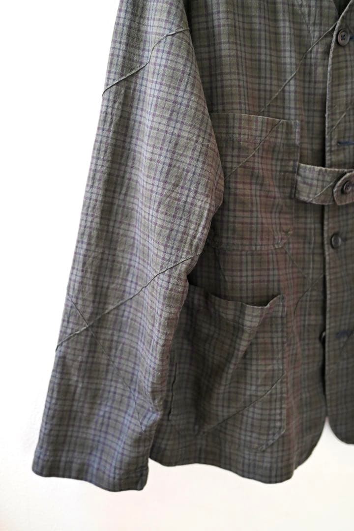 Engineered Garments Check Pattern Cotton Coverall… - image 3