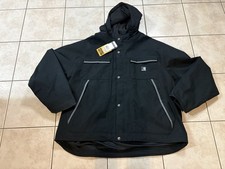 Carhartt J317 Dura-Dry Hooded Waterproof Jacket Men 3XL Black