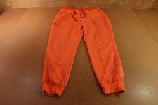 Figs Womens Size XL Orange High Waisted Zamora Jogger Scrub Pants
