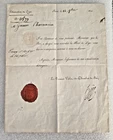 Order of the Lys, 1814, diploma, 19x23.8 mm