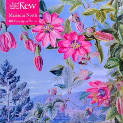 Royal Botanic Gardens Kew Marianne North 500-teiliges Blumenpuzzle vollständig