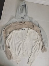Brandy Melville LOT 3 Crop Sweatshirts Top OS Long sleeves Wool Cotton