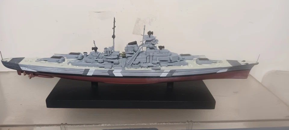 De Agostini Atlas Edition Legendary Warships WW2 Bismark Modell 1/1250 - Bild 2 von 4