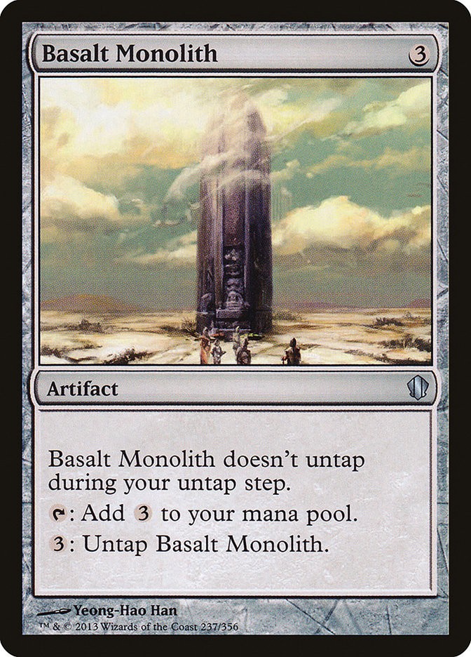 MTG Basalt Monolith  - Commander 2013 #237