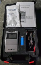 TENS 7000 Rechargeable Tens Unit Muscle Stimulator, Back Pain Relief, 4 Pads