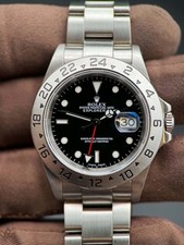 1995 Rolex Explorer II Stainless Black Dial 40mm Auto Men's Watch 16570