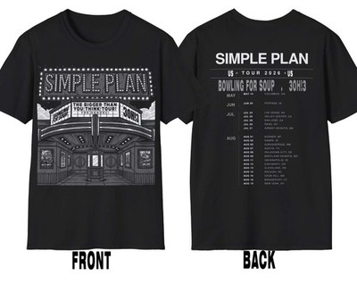 Simple Plan Tour 2026 North America T-Shirt