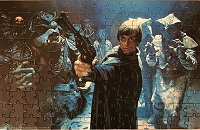 Vintage 1983 Star Wars Rückkehr der Jedi-Ritter Puzzle im Jabbas-Palast