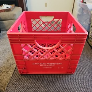 Red Milk Crate | eBay
