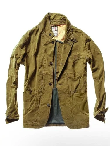 Relwen Waxed Trap Blazer Size S Rye Water Resistant Utilitarian - product listing photo