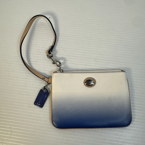 Coach Peyton Polso Piccolo in Pelle Ombra Blu