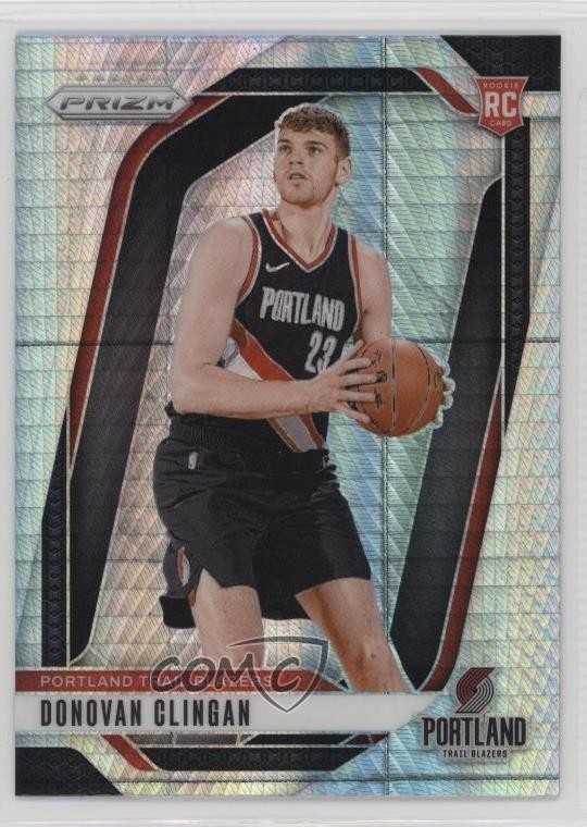 2024-25 Panini Prizm Hyper Prizm Donovan Clingan #221 0yp5