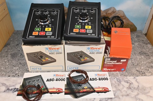 Roco 903 & 10712 H0 Universal Trafo & Fahregler ASC 2000 3-tlg. (E357)