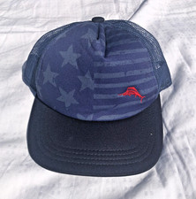 Tommy Bahama Kids S/M Snapback Baseball Cap/Hat Navy Patriotic