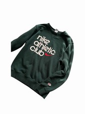 Nike sportswear club men  s French terry sweatshirt pro green sise S