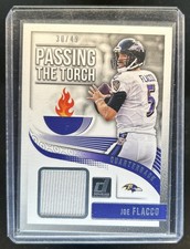 2018 Panini Donruss Joe Flacco Lamar Jackson Passing the Torch #/49