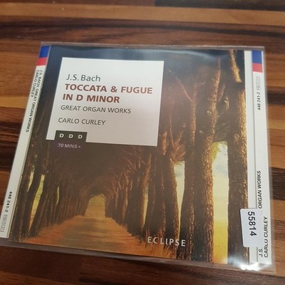 CARLO CURLEY j.s. bach - toccata & fugue in d minor EX/EX (CD Album, Organ)