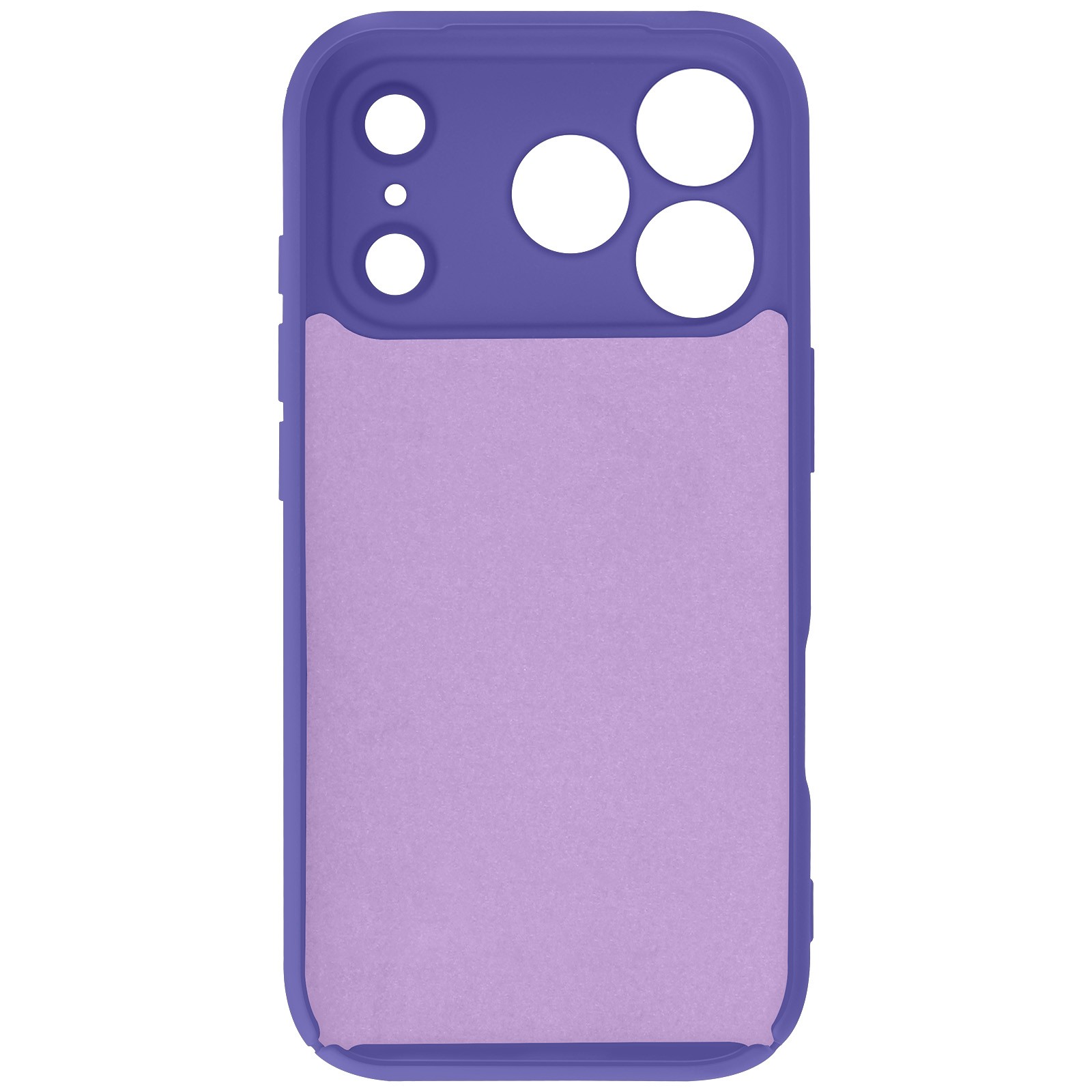 Coque silicone iPhone 17 Pro violette fine protection Avizar