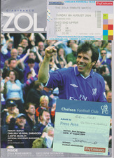 Chelsea V Real Zaragoza Zola Benefit + Ticket + Press Pass