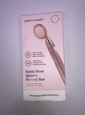 Vanity Planet Sonic Rose Quartz Beauty Bar LED Wand (VNT25024) Brand New!!