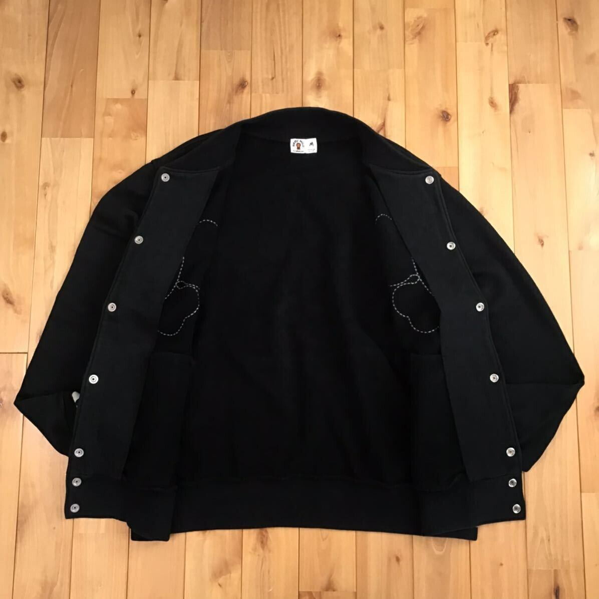 BAPE × KAWS milo sweat varsity jacket a bathing ape NIGO BAPE × KAWS milo sweat varsity jacket a bathing ape NIGO