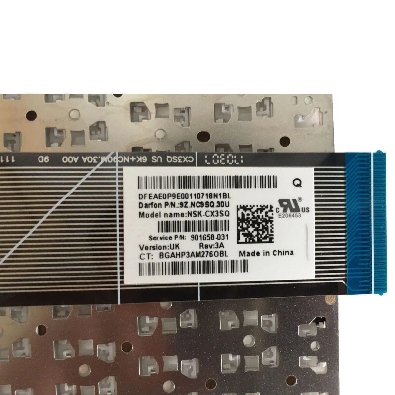 FOR HP Pavilion 14-ax 14-ax000 14-ax100 901658-031 UK White Keyboard  NSK-CX3SQ - Image 4 of 4