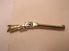 Lever Action Ranch Rifle Vintage SWANK Tie Bar Clip winchester browning gun