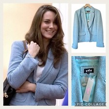 Marks & Spencer Tweed Blazer - Size 18 - Per Una Royal Princess Rare Jacket Bnwt