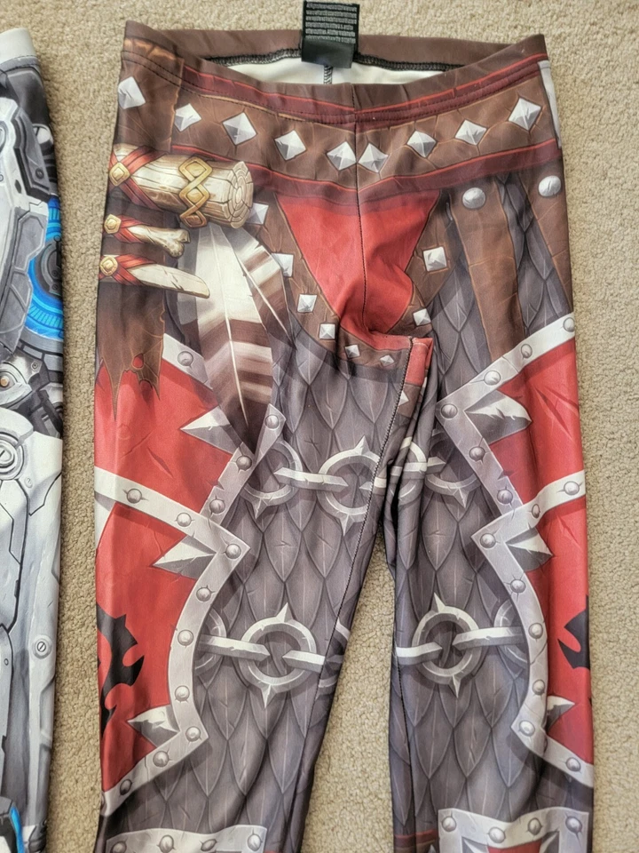 2 Pair Of Cosplay Robot Leggings. World Of WARCRAFT & Wild Bangarang Size M - Image 2 of 4