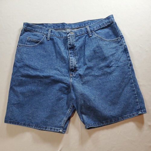 Wrangler Size 42 (41 actual) Relaxed Fit Demin Blue Jeans Zip Fly Men’s