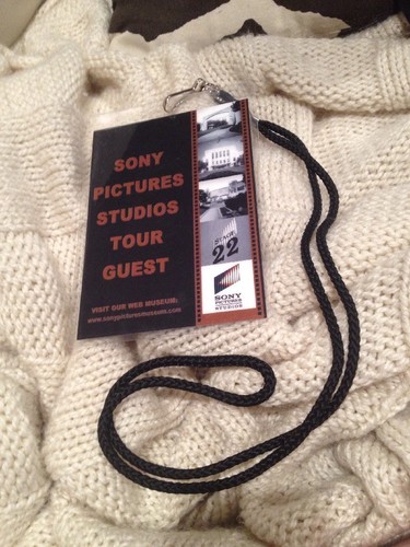 Sony Pictures Studios Tour Guest Pass with Lanyard - Picture 4 of 4